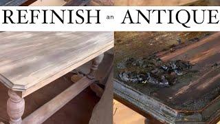 Refinishing Antique Furniture (family heirloom) - full strip and stain job