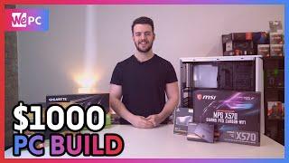 Best $1000 Gaming PC of 2020 | Mid-Range Builds | WePC