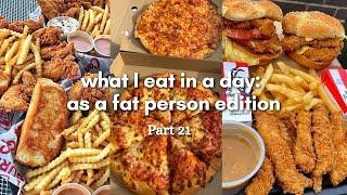  what I eat in a day as a FAT person part 21 || cringe fat acceptance tiktoks compilation 