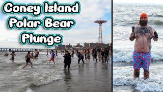 New Years Day Coney Island Polar Bear Plunge & New York Aquarium