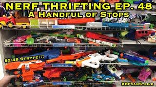 KBFoamStrike's NERF THRIFTING Vlog EP. 48: A Handful of Stops - Stryfes, ULTRA, Oddities and MORE!!!