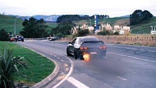 JDM Performance Tuners Cars Leaving New Zealand GTR Festival 2024