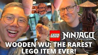 Hands on with Ninjago Wooden Wu, the RAREST LEGO Item Ever!