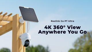 Reolink Go PT Ultra | Smart 4K 8MP Wire-Free 4G LTE PT Battery Camera with Color Night Vision