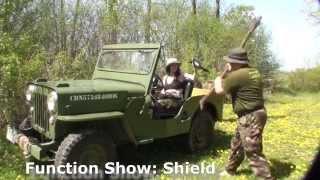 A Man User Tests the Chinese Army shovel