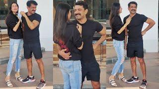 EXCLUSIVE : Eijaz Khan & Pavitra Punia snapped Today at Town.