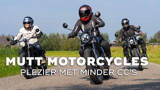 MUTT Motorcycles Testevent: Minder cc’s, Meer Plezier?