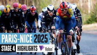 Brutal weather, brutal summit finish | Paris-Nice 2025 Stage 4 Highlights