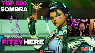 POTG! ONE OF THE BEST SOMBRA! FITZY | TOP 500 | OVERWATCH 2 SEASON 12