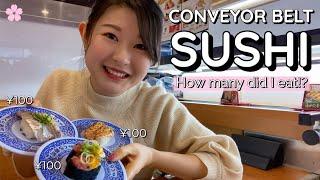 Sushi Mukbang  Conveyor Belt Sushi "Kura Sushi" | Delicious & Cheap!