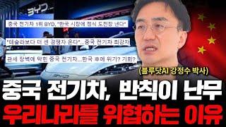 중국 전기차 또 반칙이다. 테슬라, 한국 시장 위협한다. ( 강정수 박사 2부 )