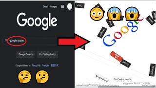 Search "google space" and THIS HAPPENS... #shorts