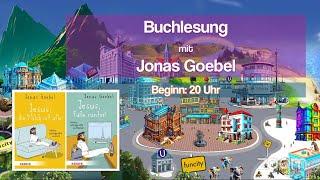 Buchlesung live: "Jesus, die Milch ist alle" mit Autor Jonas Goebel und Pastor Karl-Martin Voget