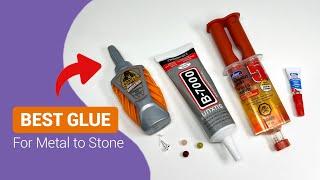 Best And Strongest Jewelry Glue  |  Testing 4 Glues For Metal To Gemstones | Stones and Findings