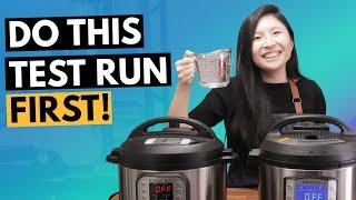 Instant Pot Water Test - Do this Test Run FIRST!