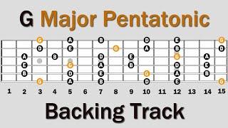 G Major Pentatonic Backing Track | Pop Rock