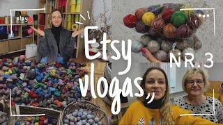 Etsy Vlogas NR. 3 - savaitės darbai su siūlais, apsilanko klientė, monologas apie ETSY.