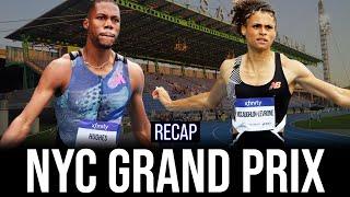 Zharnel Hughes' 100m Surprise & Sydney's 400m Progress | NYC Grand Prix Sprints & Hurdles Live Recap