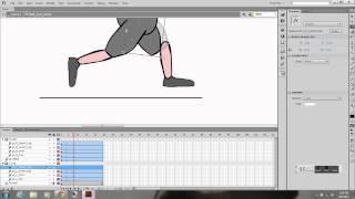 2D Animation - Walk Cycle Tutorial Part 1- Adobe Flash CS6