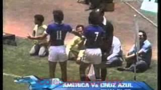 Cruz Azul 4 - América 1. Final 71-72  Cruz Azul Campeón