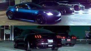 NFS Heat | Street Car Meet - 1000hp 350z Goes Street Racing w/ Z06, Evo 9, Boosted Mustang, & More