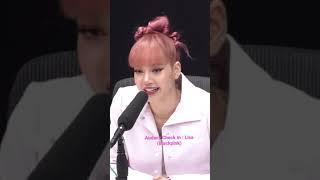 Audacy check In : Lisa (Blackpink)