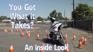 My Police Motorcycle Qualification Skills Course-Inside Look!!