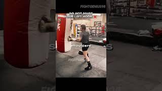 How to throw the perfect left hook  #shorts #boxing #boxingtraining #boxinglife #canelo