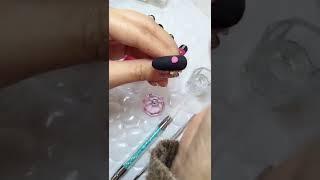 3D Nail Flowers Design 美甲雕花  (Nail tutorial 美甲教程)