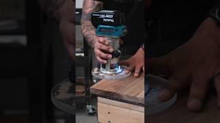 Do you own the Makita cordless router? Upgrade your base plate for ultimate stability! #woodworking