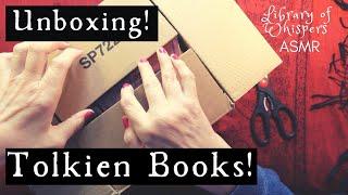 ASMR | Unboxing Tolkien Books! An Exciting Delivery! Whispered Show & Tell