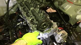 Toyota 22RE dual row timing chain cover upgrade & LCE Pro Cylinder head / EFI cam installation tips