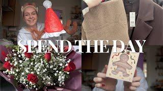 Last Minute Christmas Decor Haul, Anniversary Shopping & More // Spend The Day With Me