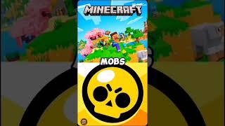 Brawl stars vs Minecraft #minecraft #romania #edit #trending #brawlstars #trendingshorts