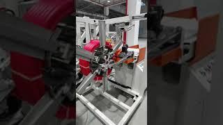 Pipe coiling and strapping machine | hose winding and strapping machine