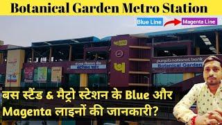 Botanical Garden Noida Metro Station | Blue & Magenta Line Metro | Botanical Garden | पुरी जानकारी ?