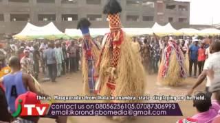 MASQUERADE FROM  IHIALA   BY  IHIALA  PEOPLE,