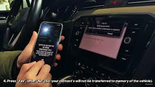 폭스바겐 아이폰 카플레이 연결 방법 / Vw Passat 2024 How to connect CarPlay to iphone.