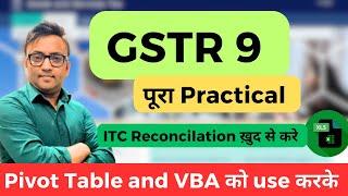 GSTR 9 Annual Return Filing 2023-24 | Complete Practical #gstr9