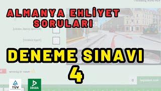 Deneme Sınavı 4 | Almanya Ehliyet Sınavı Soruları 2024