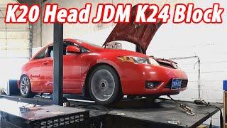 FG2 Civic Si - K20 Head JDM K24 Block Dyno Tune