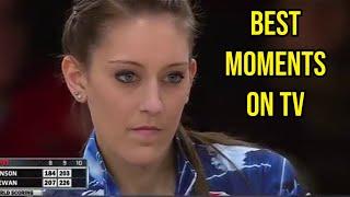 BEST Danielle McEwan moments on TV | PWBA Bowling Rewind