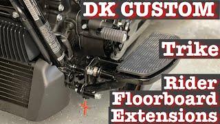 Road Glide 3 -Rider Floorboard Extensions (DK Custom)