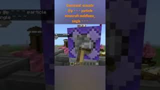 Fire Particle Trail in Minecraft| Create particle trail in Minecraft| #minecraft #shortsbeta #shorts