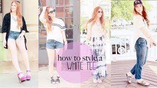 How to Style a White Tee | Cassie Dulworth