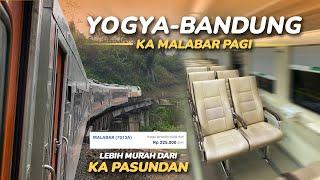 LEBIH MURAH DARI KELAS EKONOMI, MENDING PILIH INI‼️Trip Yogyakarta - Bandung Naik KA Malabar Pagi