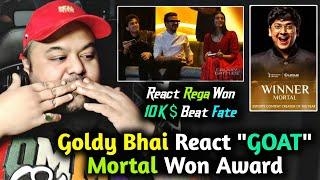 Goldy Bhai & S8UL Shocked Mortal Won Award React on Regaltos Beat Fate