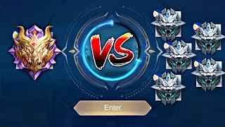 1 Mythical Glory vs 5 Grandmasters