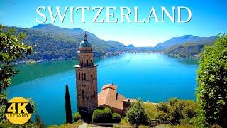 MORCOTE Switzerland 4K - the Pearl of Ceresio, Lake of Lugano | Switzerland| Ticino | Tessin