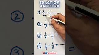 Fraction Trick #fraction #fractiontricks #fractionaddition